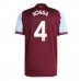 Aston Villa Ezri Konsa #4 Hjemmedrakt 2025-26 Korte ermer